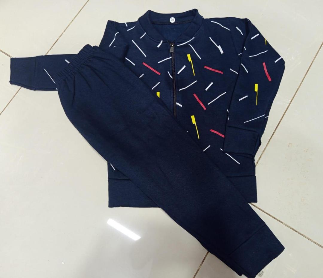 Kids 2 Pcs Zipper Track Suit