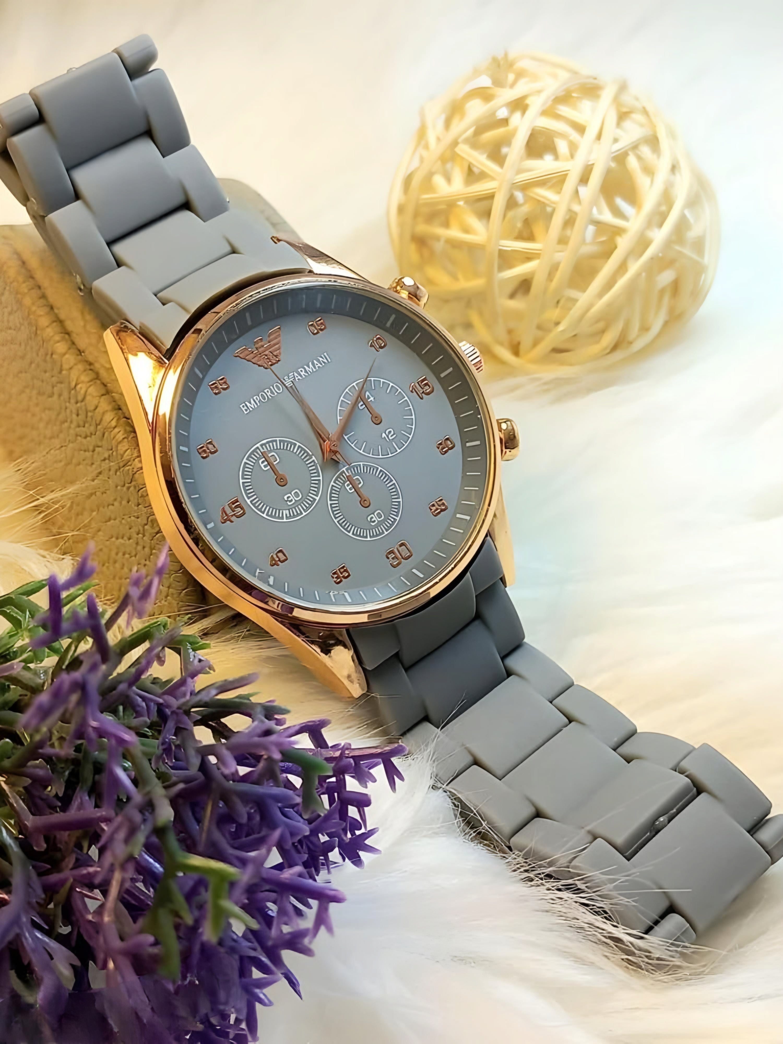 Casual Rubber Straps Watch